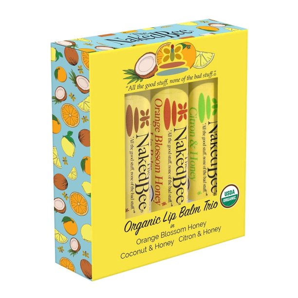 The Naked Bee Lip Balm Coconut & Honey – Bio-Lippenbalsam 4,3 G Mit Kokosöl & Bienenwachs