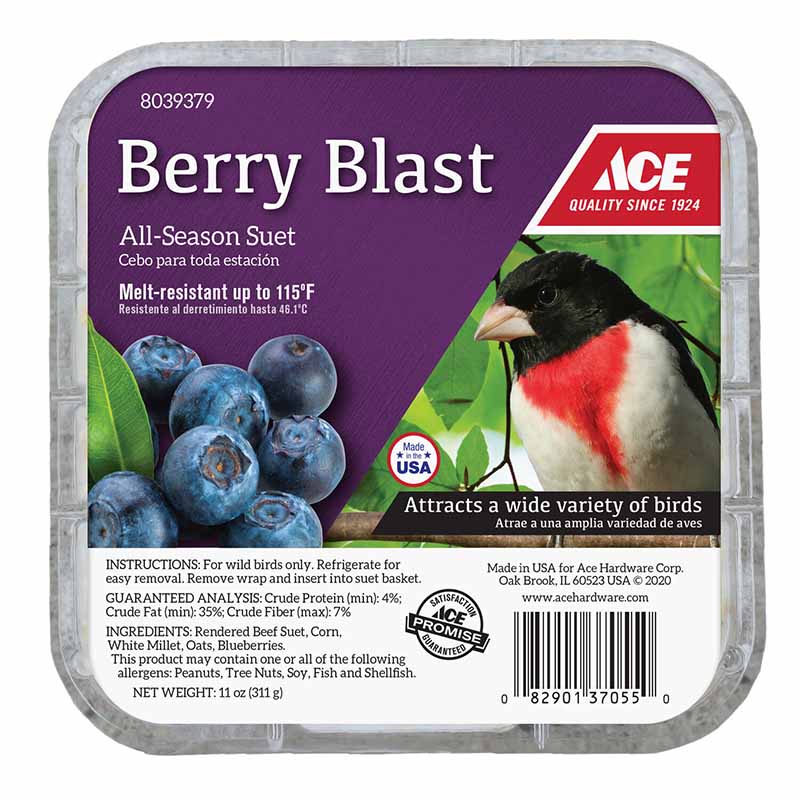 Ace Hardware Assorted Species Suet - Berry Blast - 11 oz | The