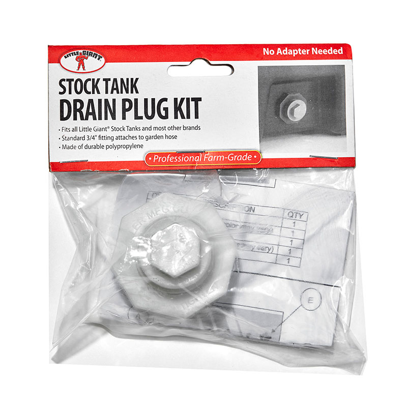 Little Giant Stock Tank Drain Plug Kit The Cheshire Horse