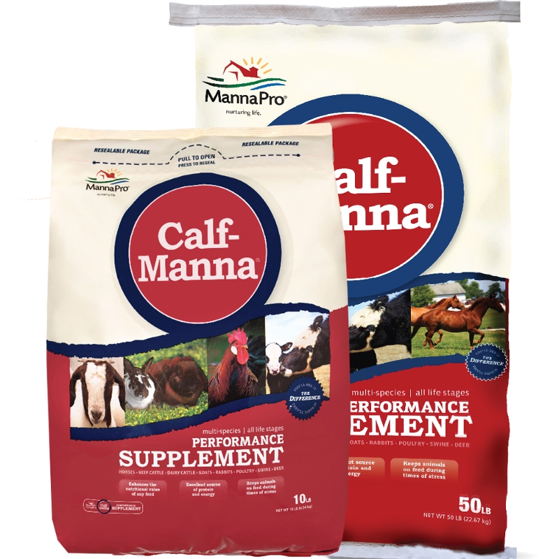 Manna Pro Calf Manna Multi Species Performance Supplement The