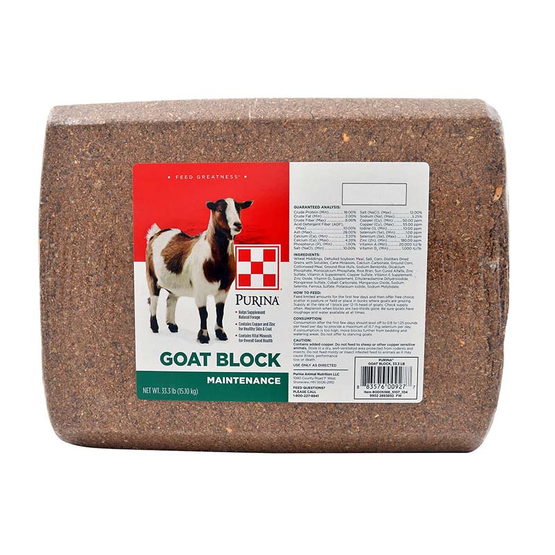 Purina Mills Goat Block - 33.3 lb