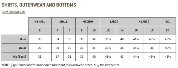 carhartt sweatshirt size chart