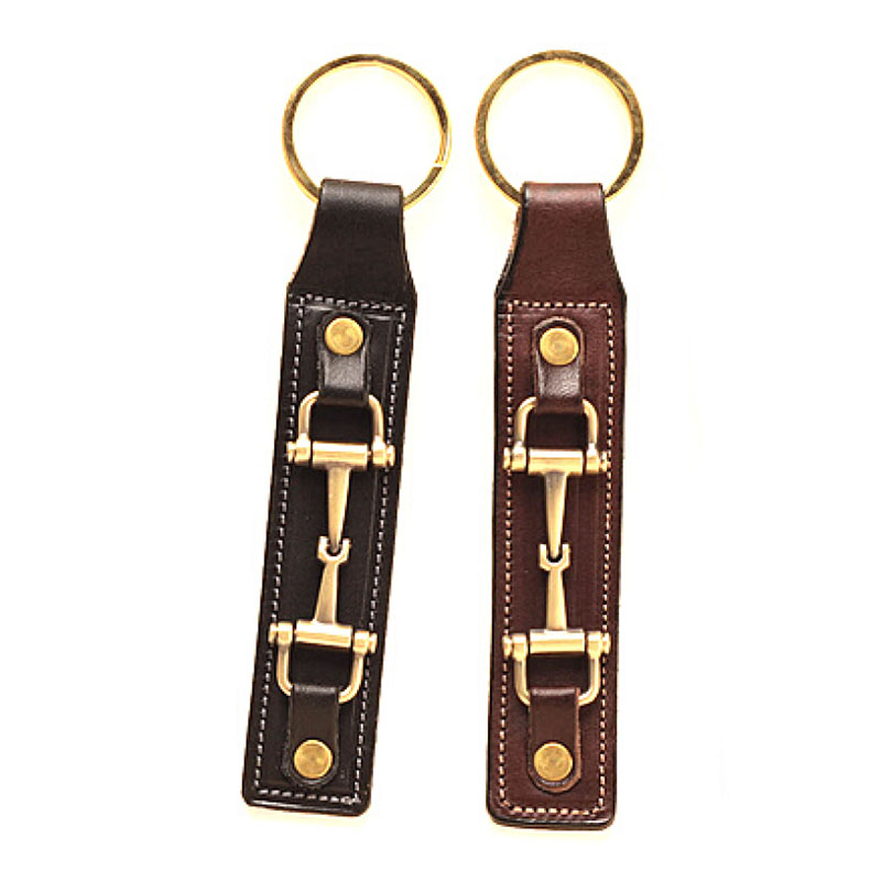 Tory Leather Snaffle Bit Keychain | The Cheshire Horse