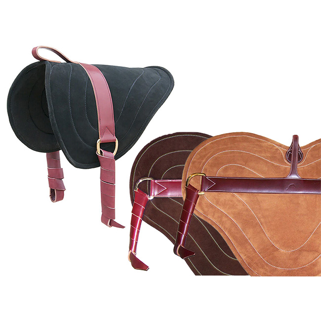 Tapis De Selle Parelli Natural Horsemanship Dos Nu - Cuir Suédé, Excellent état, Quasi Neuf