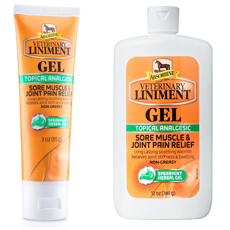 Veterinary store liniment gel