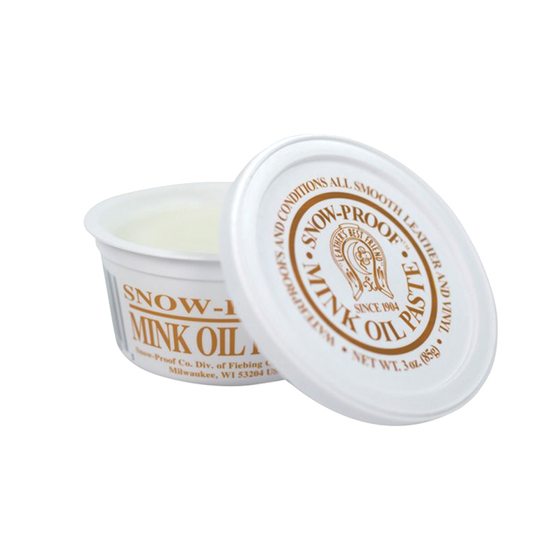 Fiebings Mink Oil Snow Proof Paste – 3 Oz, Made In USA, Leather Waterproofer
