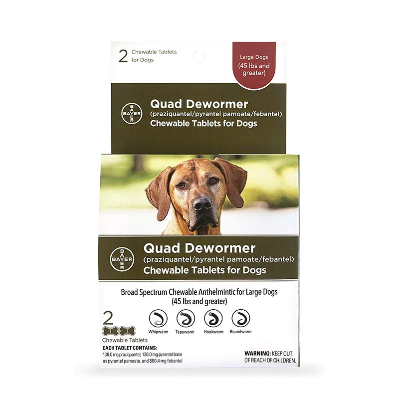 Quad dewormer for discount puppies