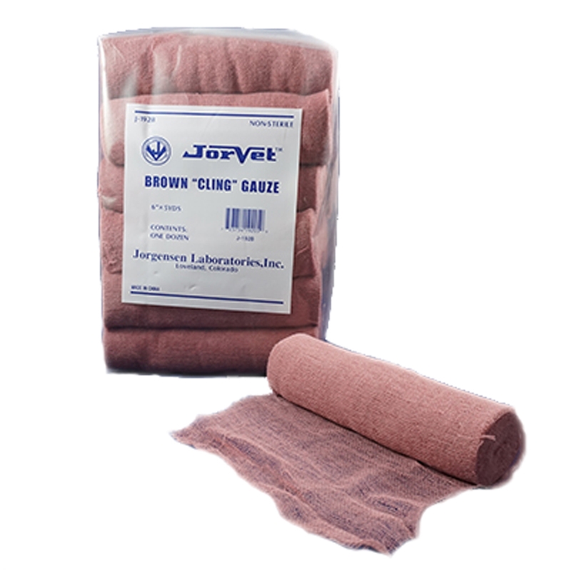 Jorvet Brown Cling Gauze