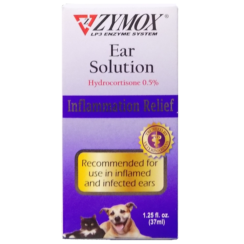Zymox Ear Solution w/ .5 hydrocortisone
