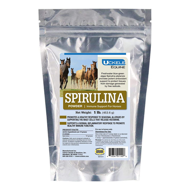 Uckele Spirulina Powder 1lb The Cheshire Horse