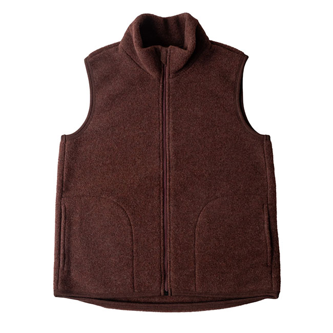 Engel Women's 100% Merino Wool Vest - Cinnamon Melange | The