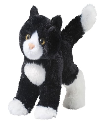Douglas Snippy Black & White Cat Plush Toy