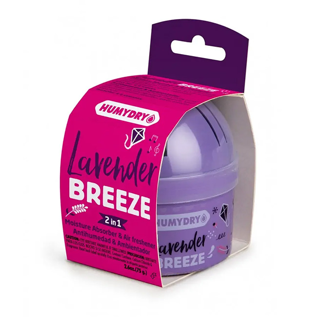 HUMYDRY Mini Moisture Absorber & Air Freshener - Lavender Breeze