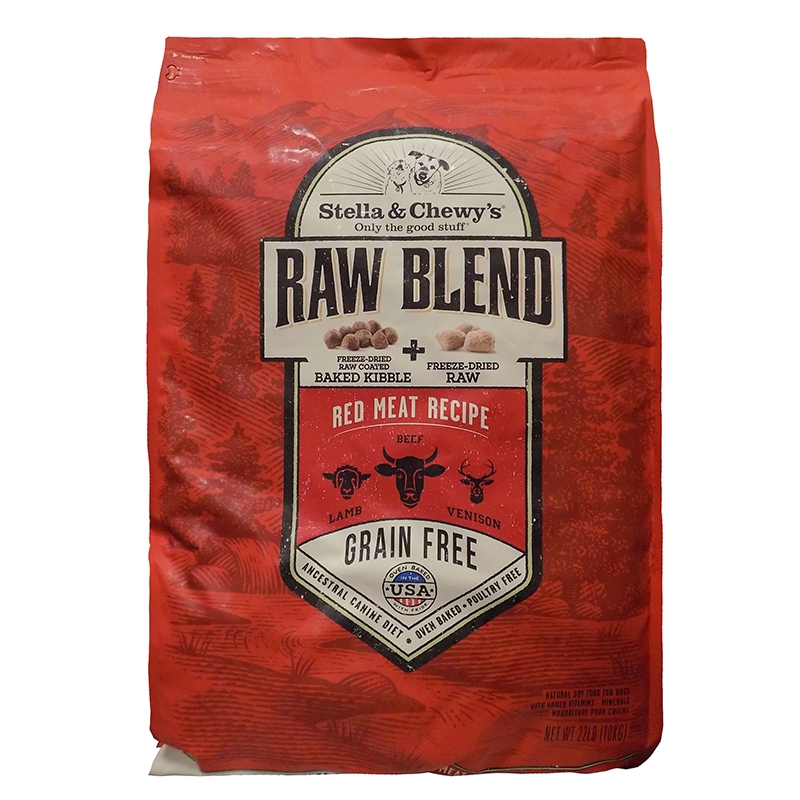 Stella Chewy S Raw Blend Red Meat Dog Food 22 lb The Cheshire