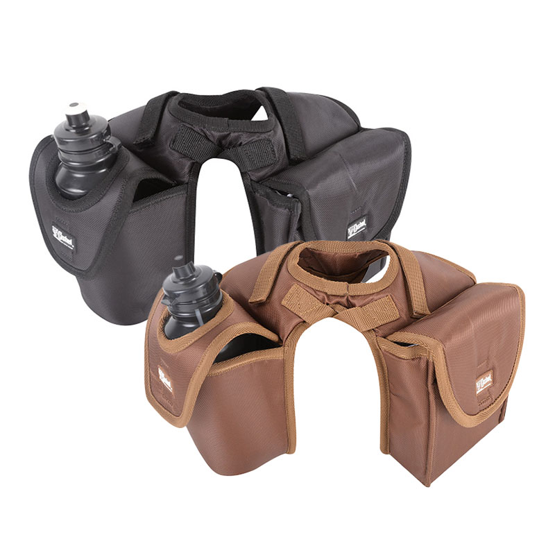 4175 Box Calfskin Leather Double Needle Saddle Belt With A Headphone Case cashel-distressed-leather-horn  main image 4