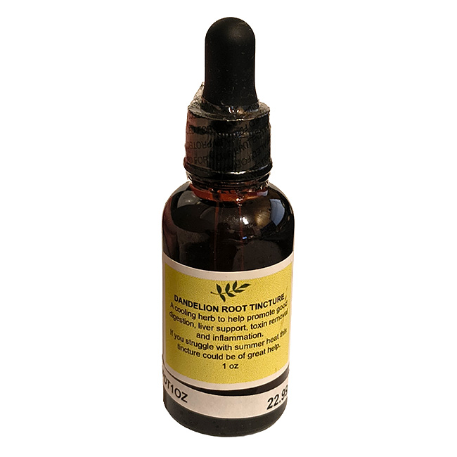 Damon Farm Herbals Dandelion Root Tincture - 1 oz | The Cheshire Horse