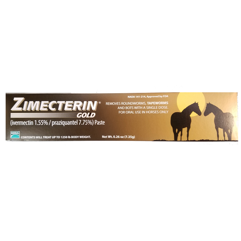 Zimecterin Gold Paste Dewormer The Cheshire Horse