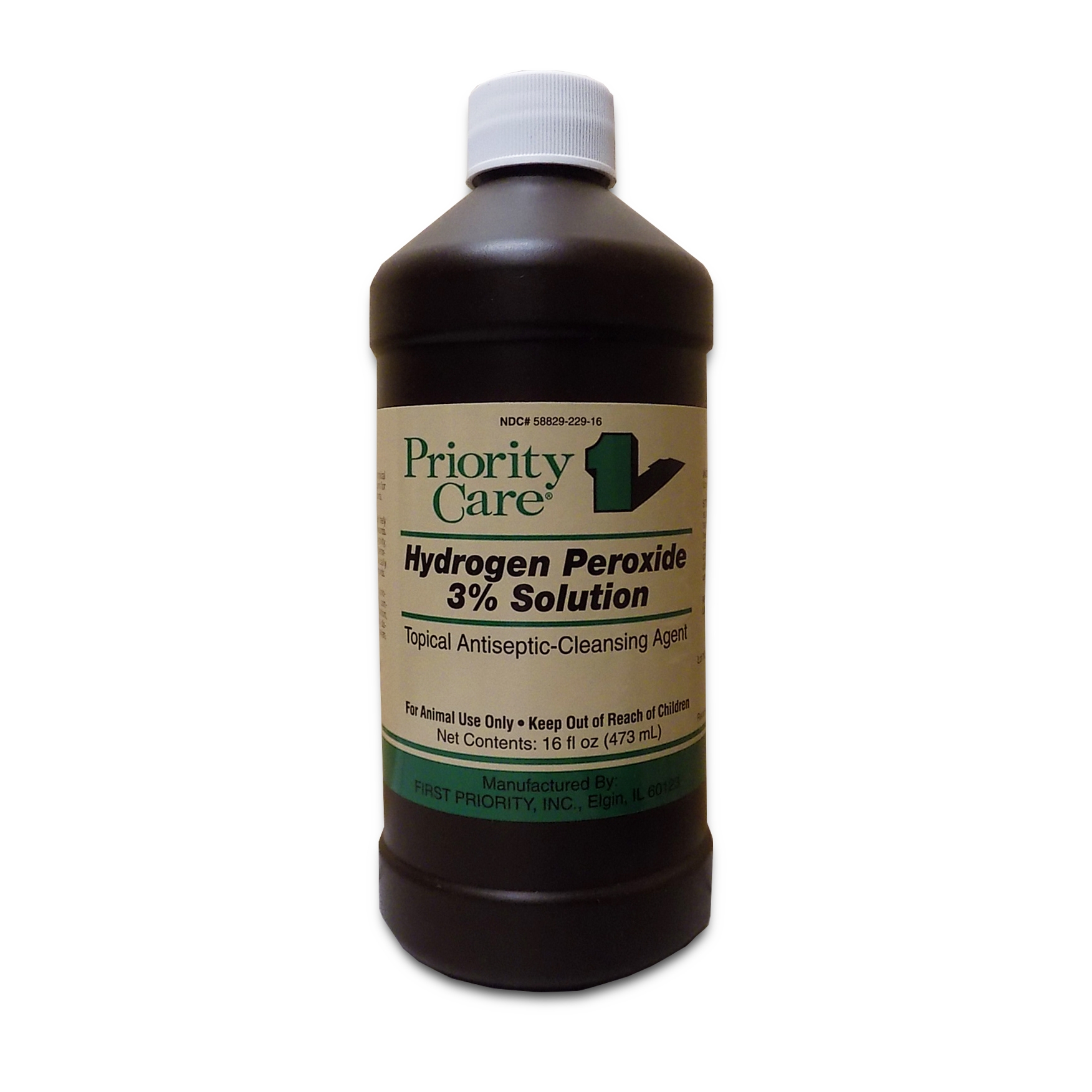 Priority Care Hydrogen Peroxide 3 Solution 16oz The Cheshire Horse