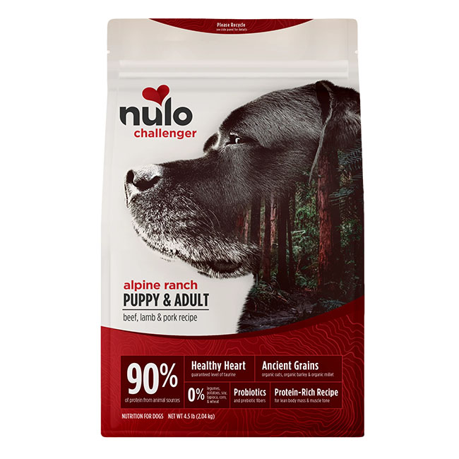 Nulo Challenger HighProtein Kibble for Dogs Alpine Ranch Recipe with